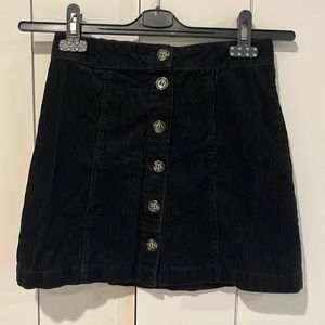 h&m corduroy skirt